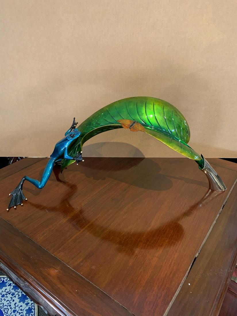 Tim Cotterill "Over the Top" signed limited edition bronze sculpture (1 of 4)