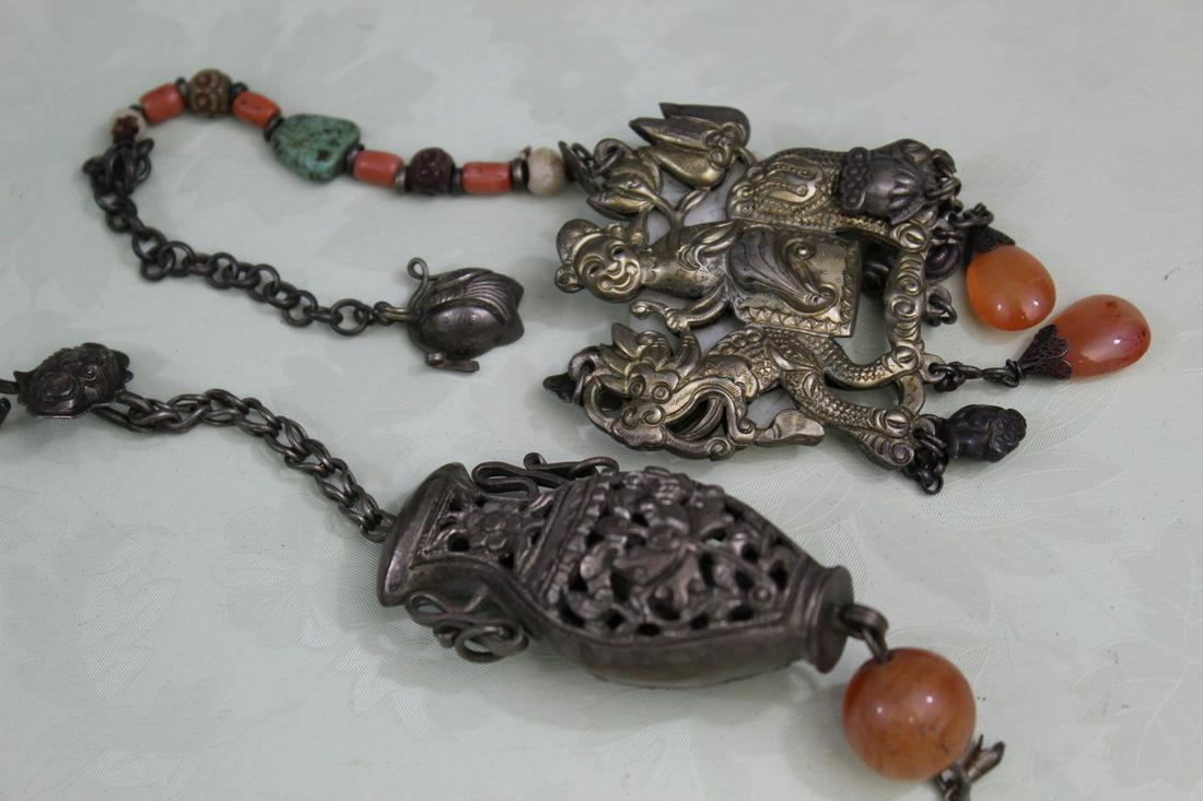 Two Chinese Silver Pendants (1 of 4)