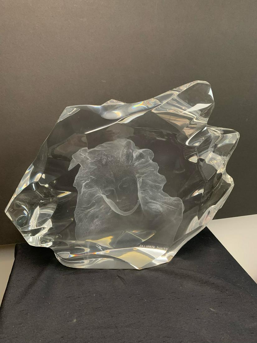Frederick Hart, "Illuminata I" limited edition acrylic sculpture: Frederick Hart, "Illuminata I" limited edition acrylic sculpture. 12.5" x 15" x 4"