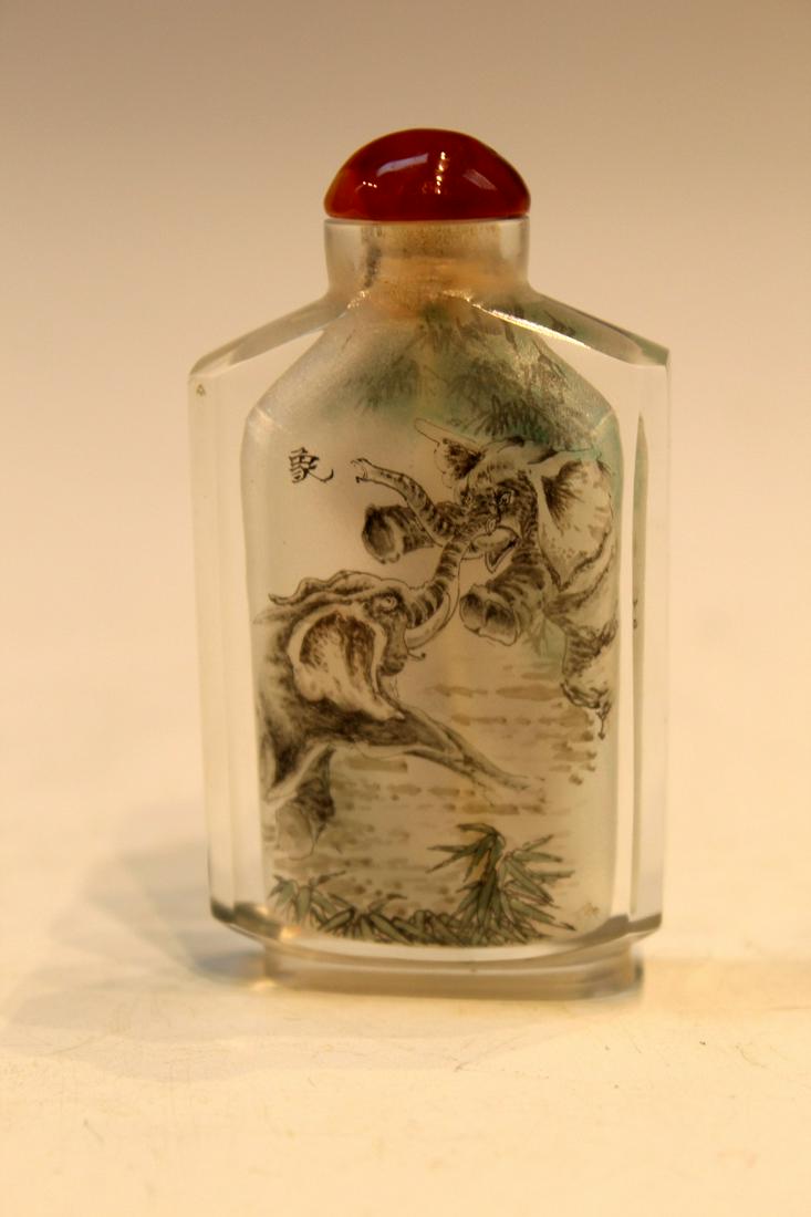 Chinese Inner Painted Glass Snuff Bottle (1 of 4)
