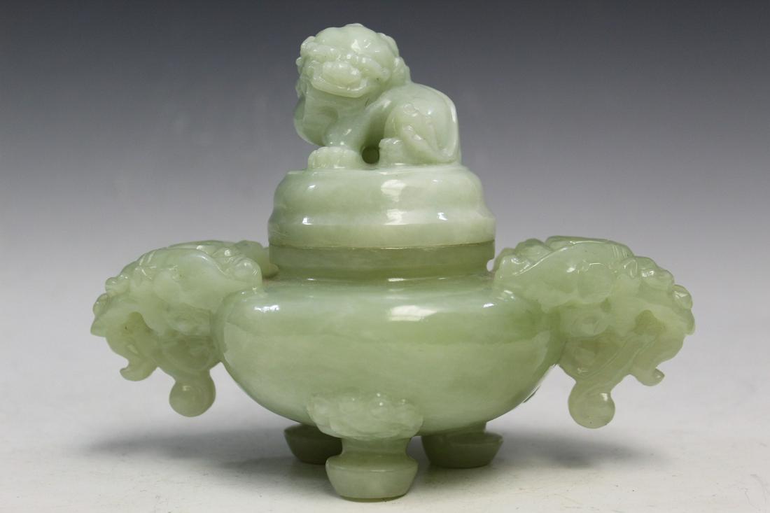 Chinese Carved Stone Incense Burner (1 of 7)