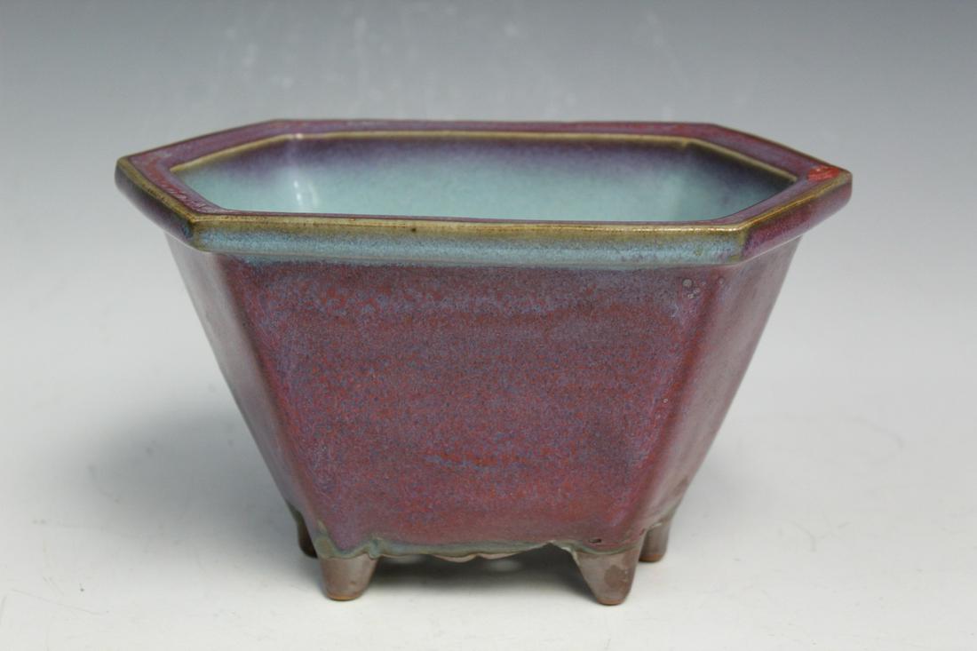 Chinse Jun Ware Porcelain Planter (1 of 7)