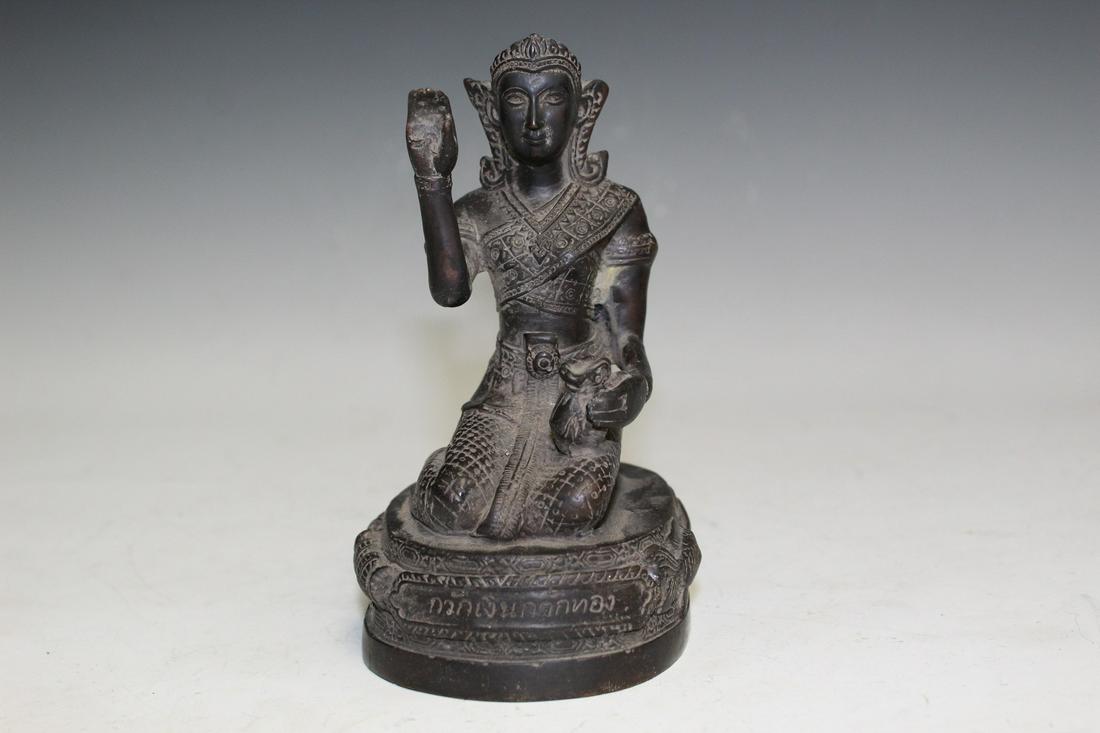 Southeastern Asian Bronze Statue (1 of 6)