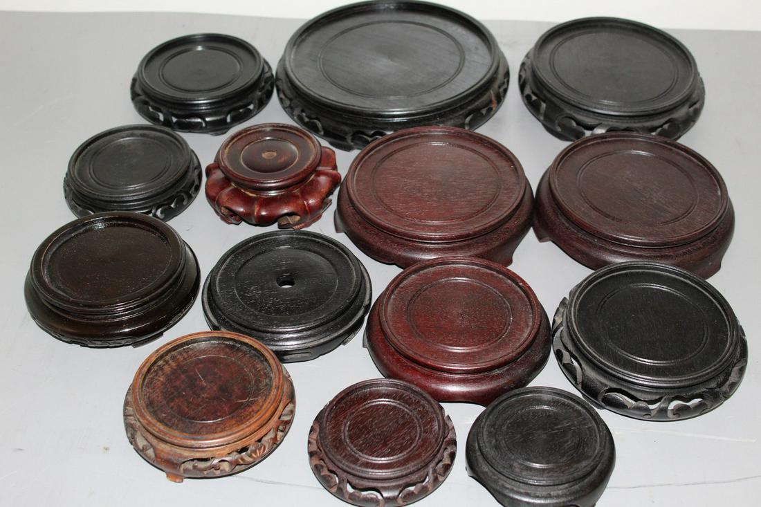 Group of Asian Wood Stands (1 of 5)