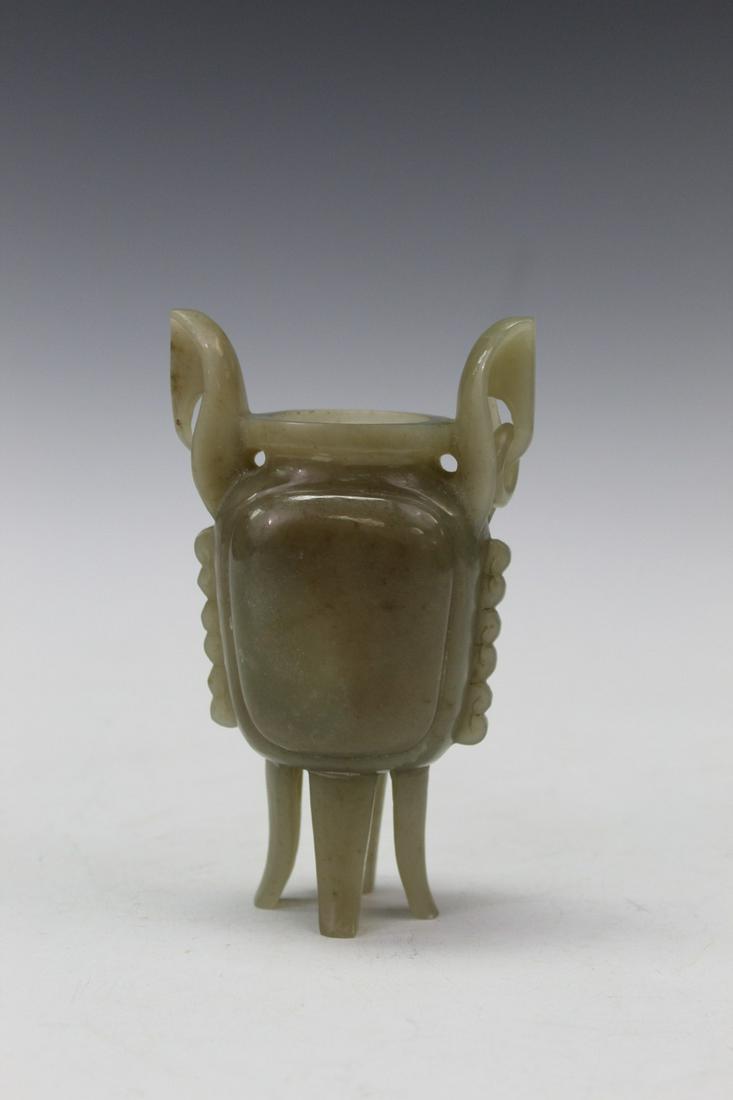 Chinese Celadon Jade Vase (1 of 5)