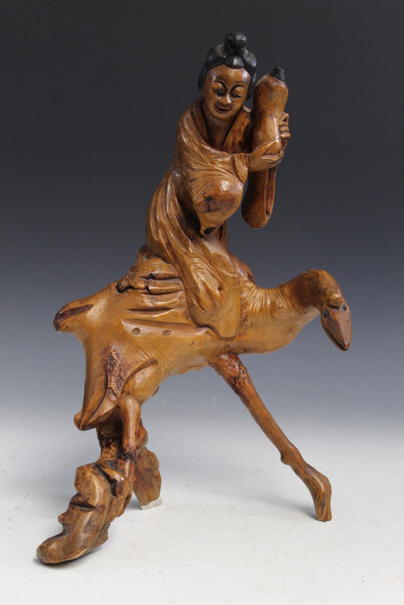 Antique Chinese Root Carving (1 of 4)