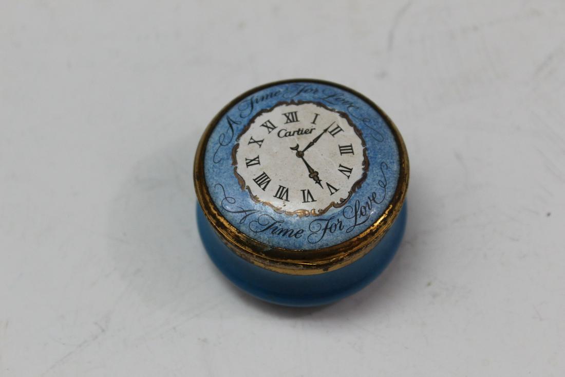 Cartier Enameled Pill Box (1 of 4)