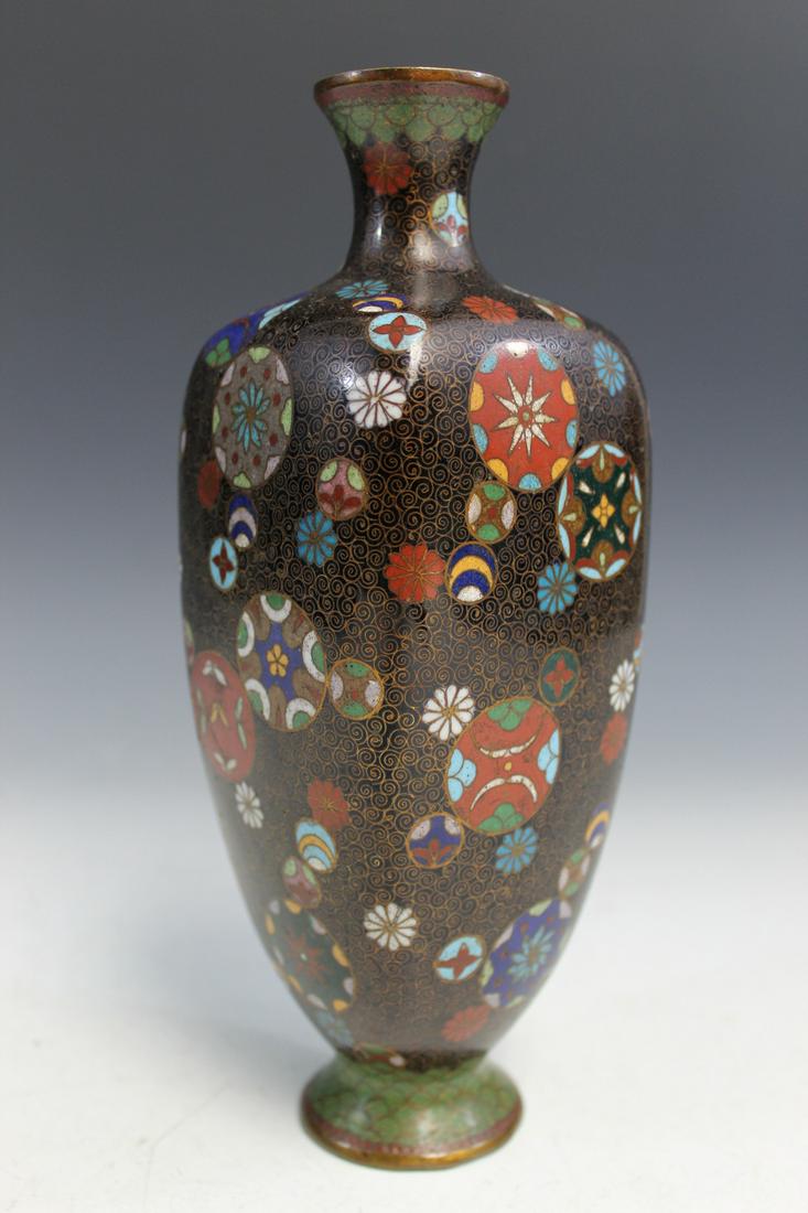 Japanese Cloisonne Vase (1 of 4)
