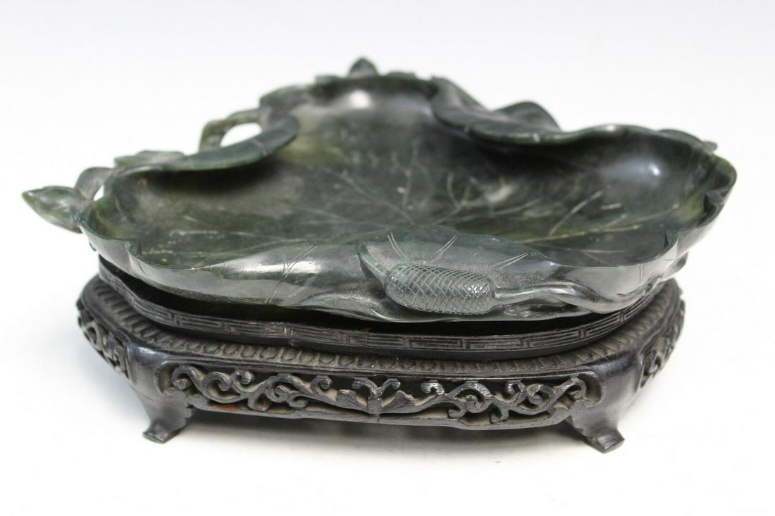 Chinese Spinach Jade Brush Washer (1 of 6)