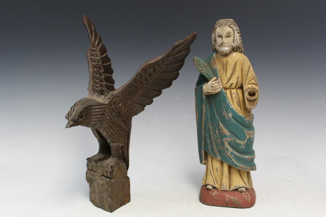 Two Wood Carvings (1 of 3)
