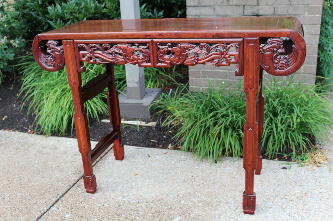 Chinese Rosewood Alter Table (1 of 7)