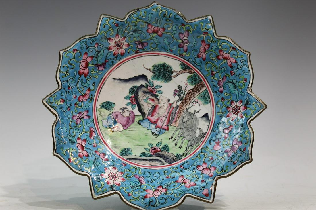 Chinese Enameled Dish (1 of 8)