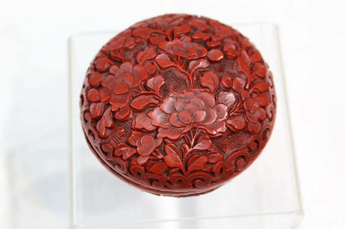 Chinese Cinnabar Box (1 of 5)