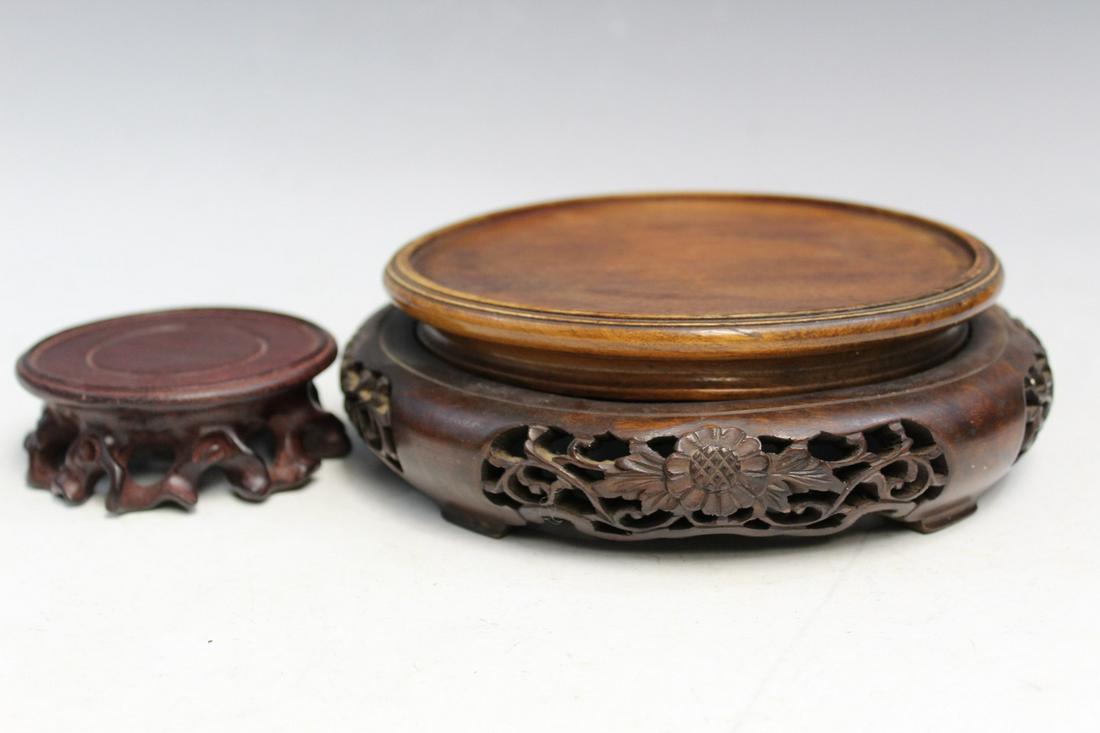 Two Asian Wood Stands (1 of 5)