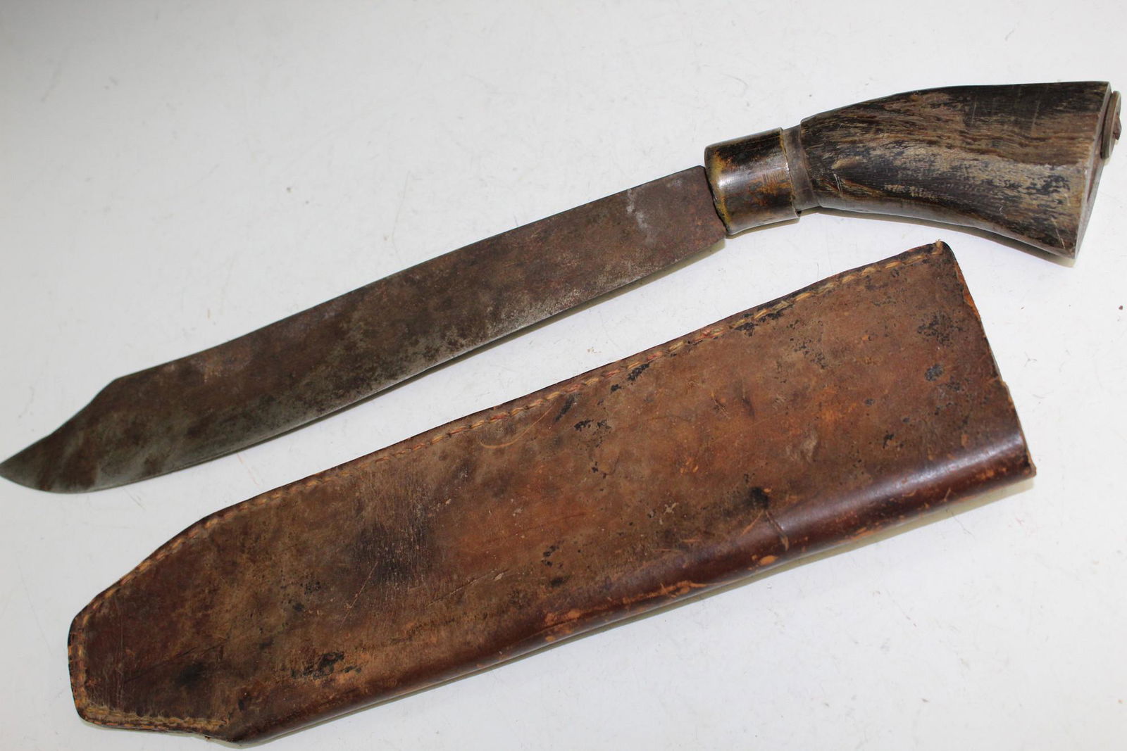 Antique Knife with Horn Handle (1 of 3)