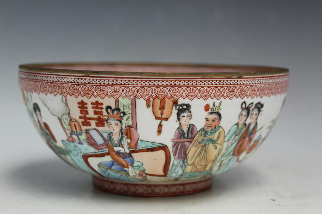Chinese Hand Painted Egg-Shell Porcelain Bowl (1 of 7)