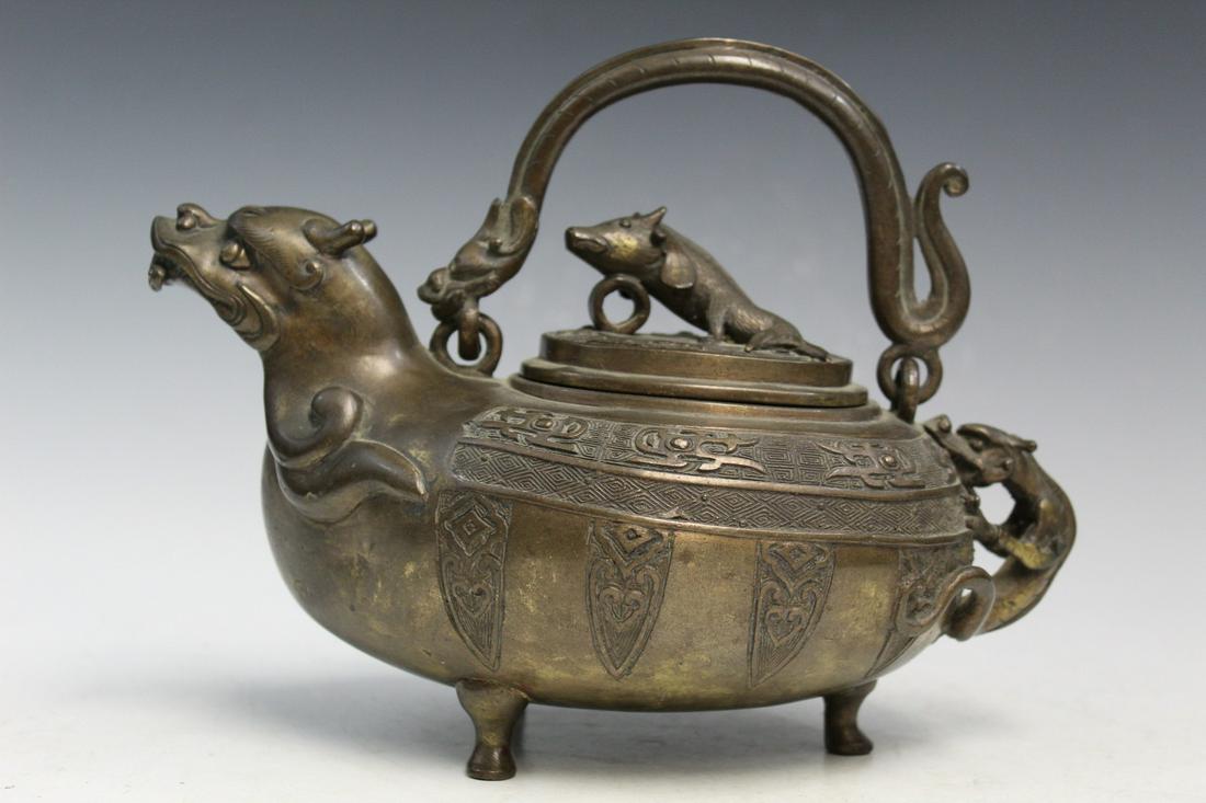 Chinese Metal Teapot (1 of 9)