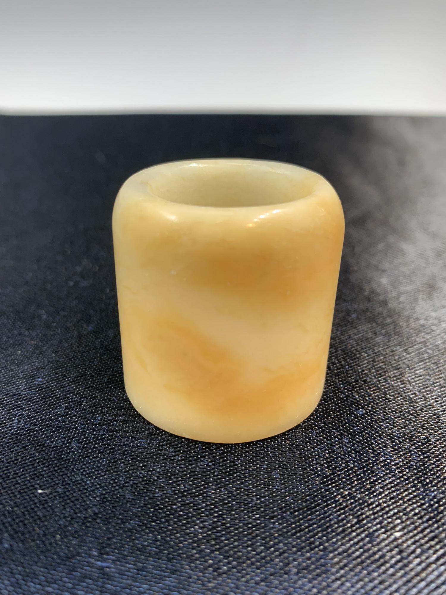 Jade Carving of a Thumb Ring (1 of 4)