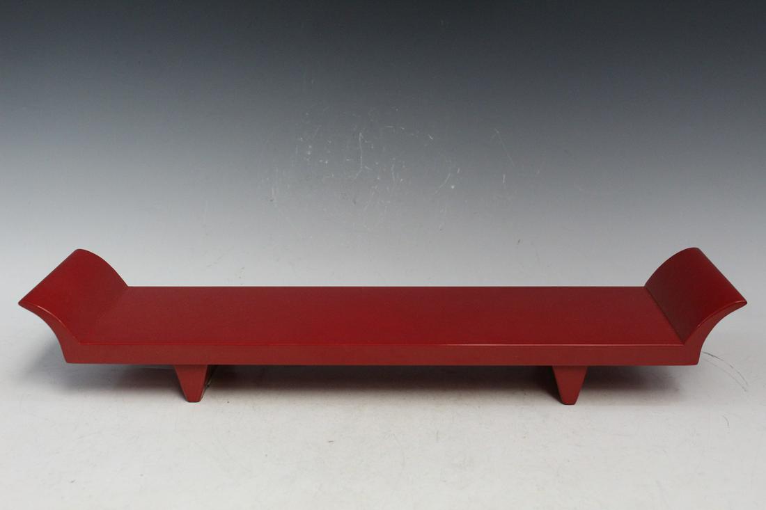 Japanese Red Lacquer Stand (1 of 3)