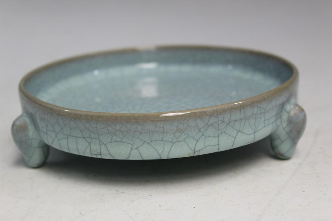 Chinese Crackle Glazed Porcelain Dish (1 of 5)