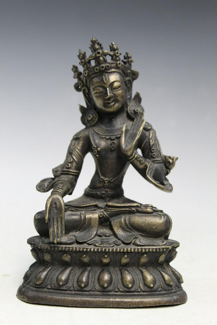 Tibetan Metal Buddha Statue (1 of 6)