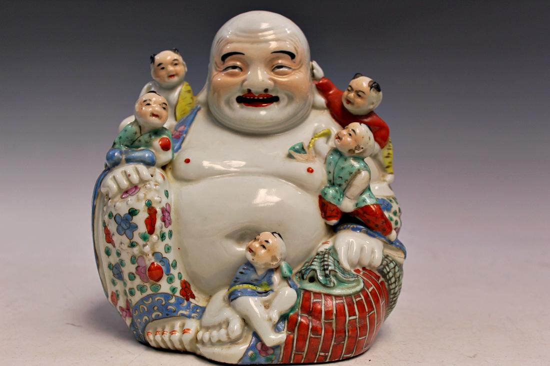 Chinese Laughing Buddha Statue (1 of 9)