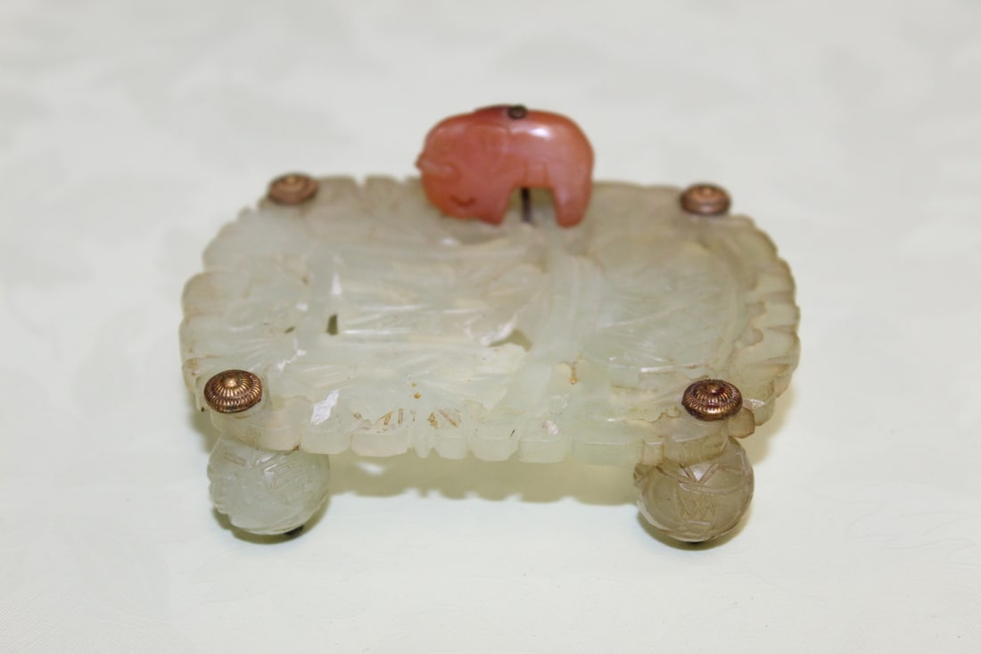 Chinese Carved Jade Card Holder (1 of 4)