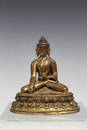 Chinese Gilt Bronze Buddha Statue, 18th Century