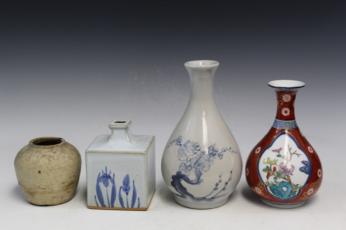 Four Asian Ceramic Pieces (1 of 9)