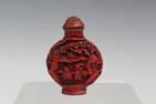 Chinese Red Lacquer Snuff Bottle