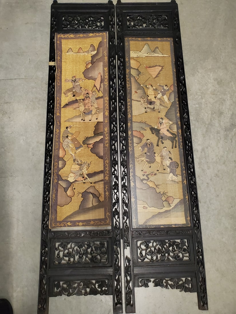 Two Japanese Kesi Panels (1 of 9)