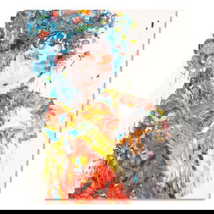 Figurative Original Oil On Canvas "Life Of Drama": Title: Life Of DramaMedium: Oil on canvasSize: 21" x 18" Age: 2000sArtist: XuZeng liuCondition: This artwork is in good condition for its age.