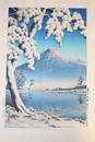 Kawase Hasui (1883-1957) Fuji no yukibare, Tagonoura (Clearing after a snowfall on Mount Fuji,