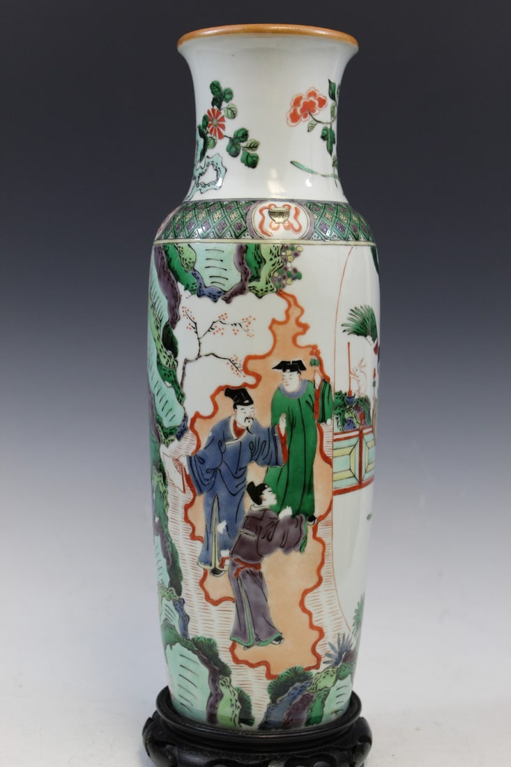 Chinese Wucai Porcelain Vase (1 of 9)