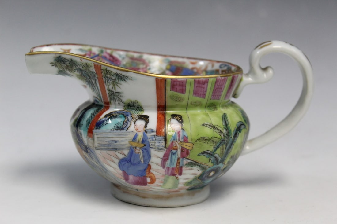 Chinese Rose Mandarin Porcelain Creamer (1 of 6)
