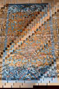 Chinese Imperial Silk Embroidery Dragon Table Cover