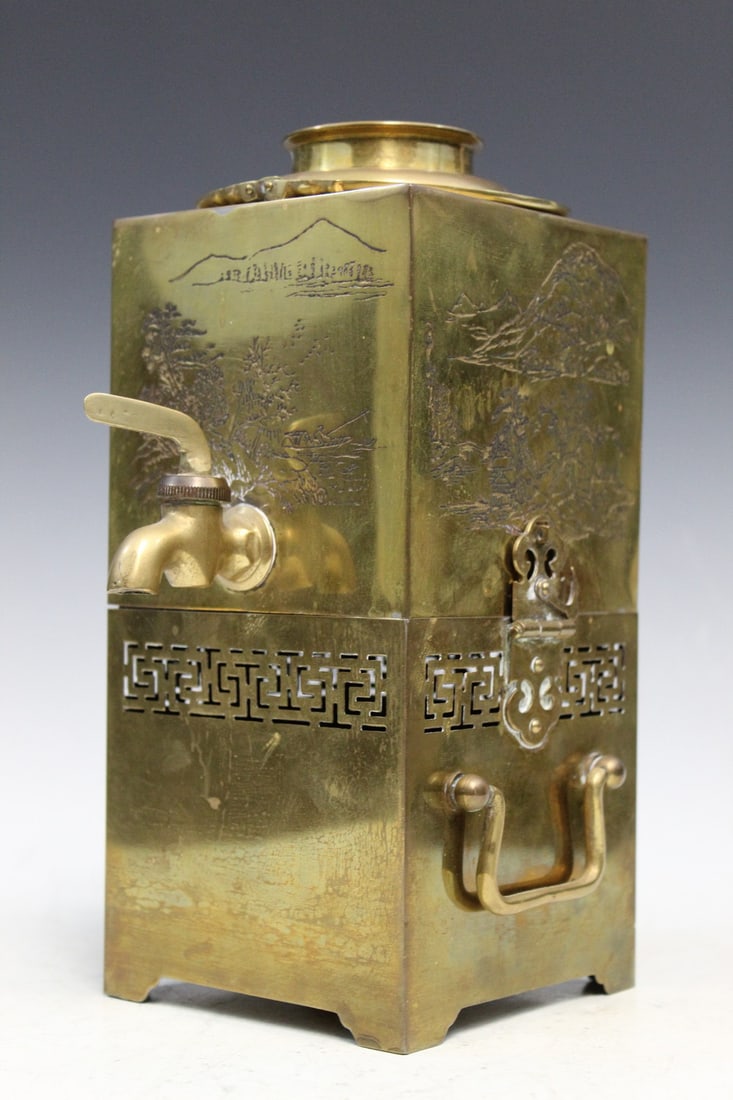 Chinese Brass Tea Kettle (1 of 6)