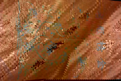 Chinese Silk Embroidery Panels: Chinese Silk Embroidery Panels. 76x48 cm, As Is.