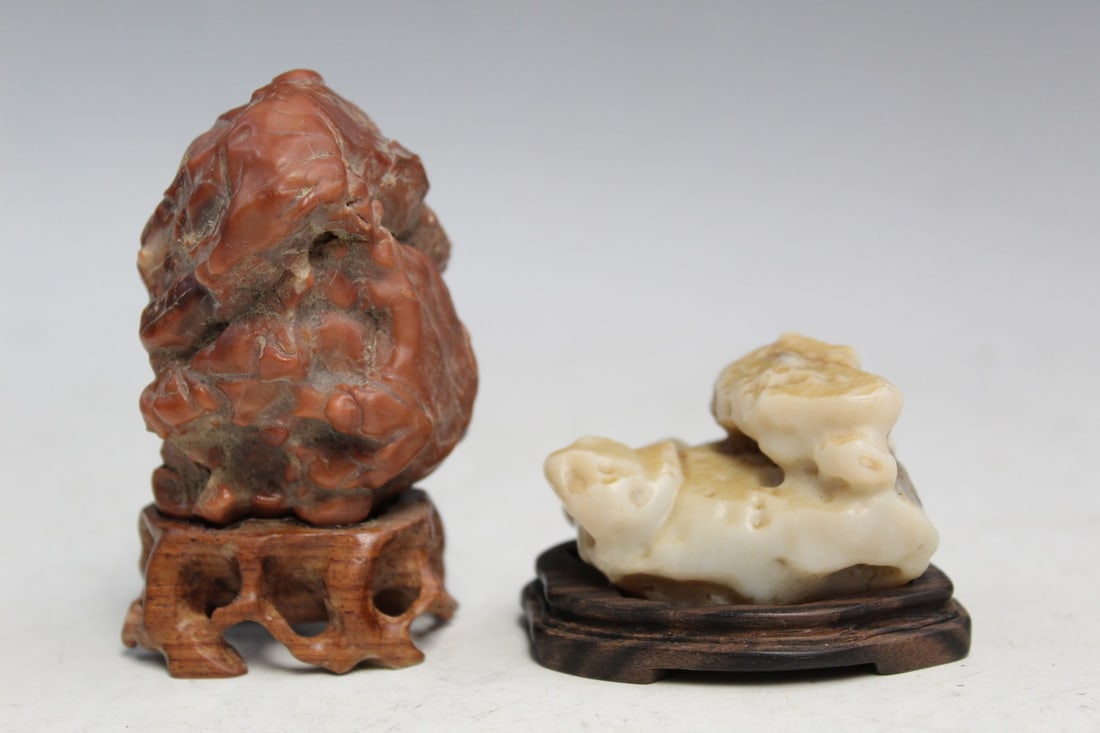 Two Chinese Small Scholar's Rocks (1 of 9)