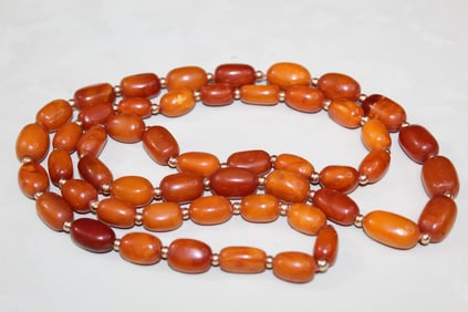 Natural Amber Beads Necklace