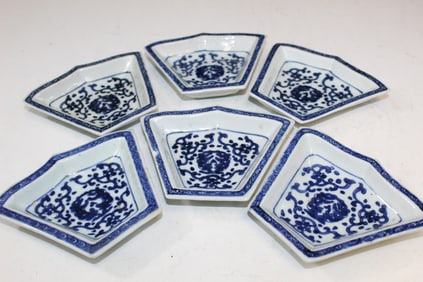 Chinese Blue and White Porcelain Dishes