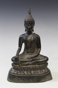 Thai Bronze Buddha Statue