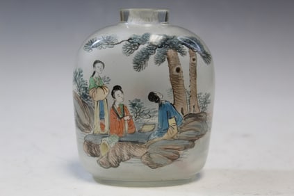 Chinese Inner Painting Glass Snuff Bottle