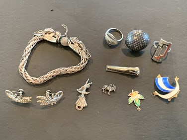 Group of Silver Jewelry