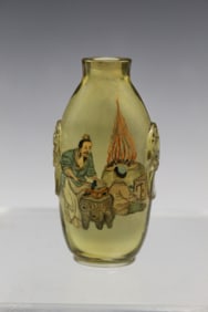 Chinese Inner Painting Glass Snuff Bottle