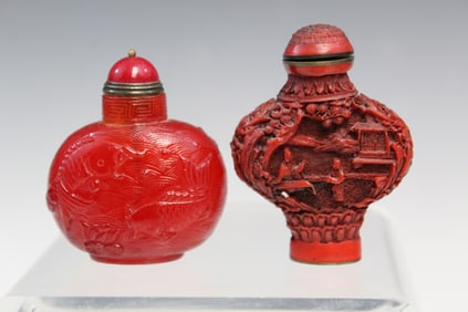 Two Chinese Snuff Bottles