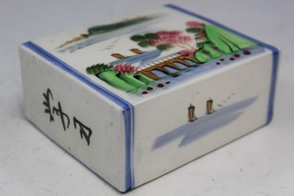 Chinese Porcelain Pillow