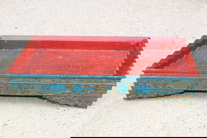 Chinese Carved Wood Tray