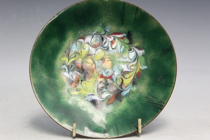 An Enamel Dish