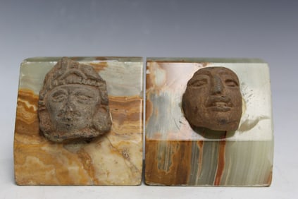 Pair of Stone Bookends